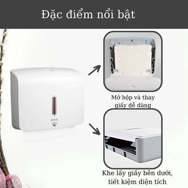 Hộp đựng giấy vệ sinh bằng nhựa