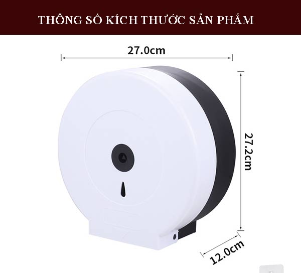 Thông tin kích thước hộp nhựa để giấy lau tay treo tường