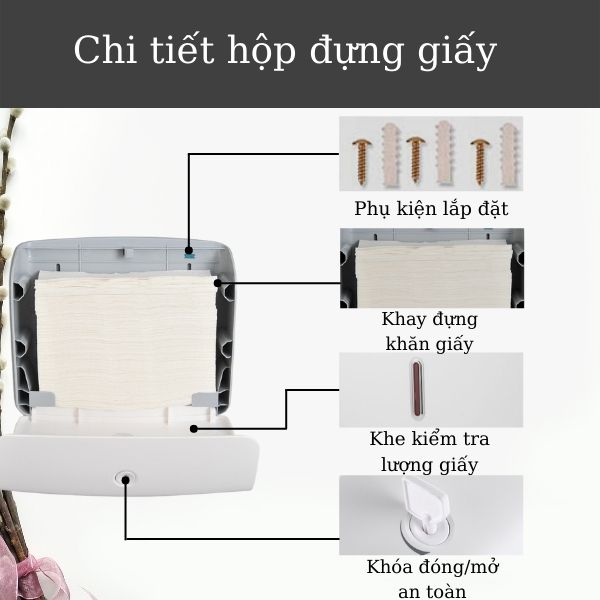 Hộp đựng giấy vệ sinh bằng nhựa