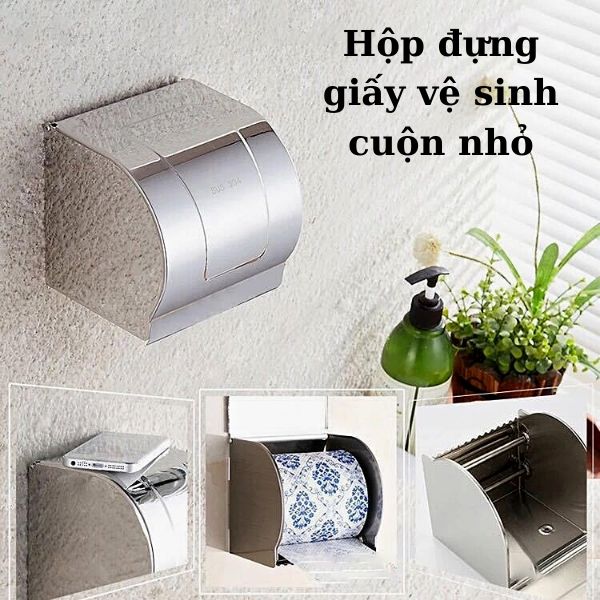 Hộp đựng giấy vệ sinh cuộn nhỏ