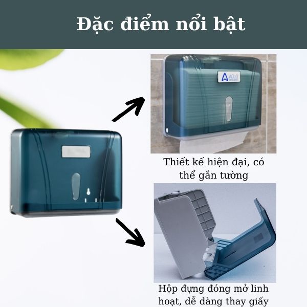 Hộp đựng giấy vệ sinh gắn tường