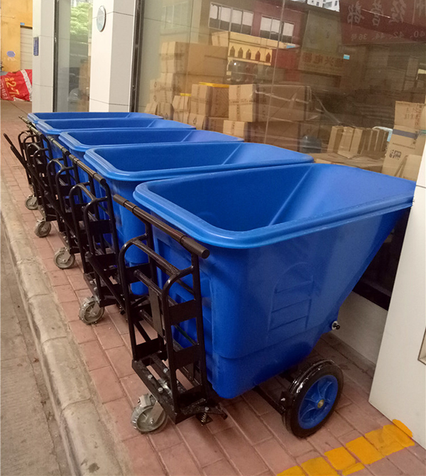 Những vật liệu thường sử dụng làm xe đẩy rác