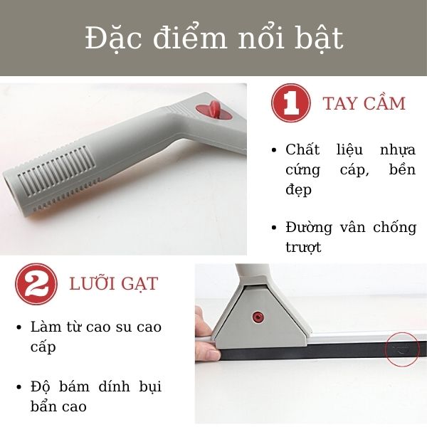 Một số đặc điểm nổi bật chinh phục người dùng của gạt kính cầm tay