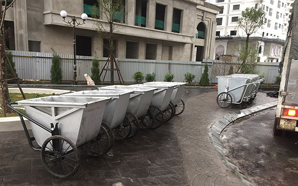 Vai trò của xe đẩy rác bằng tay