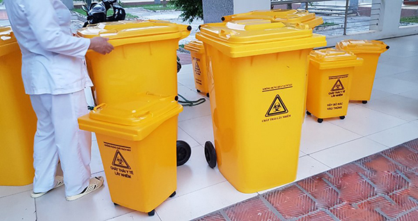 Hướng dẫn chọn thùng rac cho khu cách ly tập trung