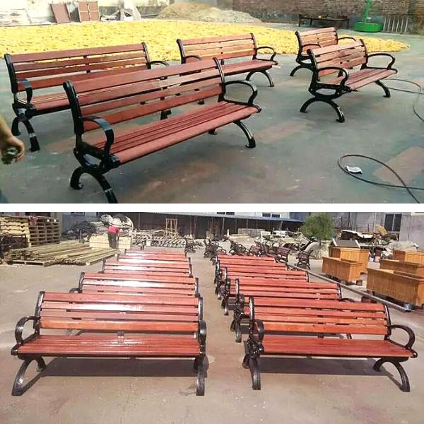 Ghế gang đúc công viên