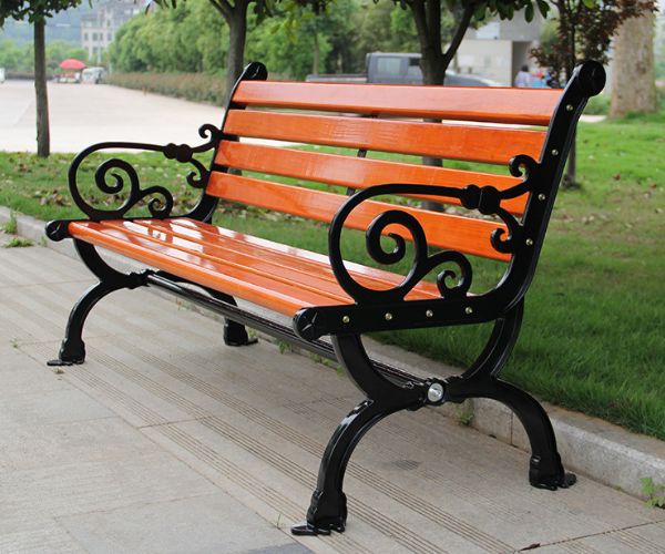 Ghế công viên đơn giản, họa tiết tinh tế cho các không gian công cộng