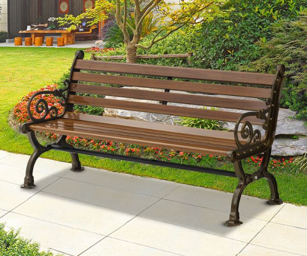 Ghế công viên composite làm từ nhựa PVC và bột gỗ