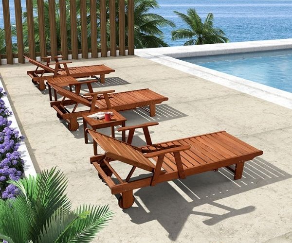 Kích thước ghế hồ bơi