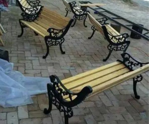 Mẫu ghế công viên có tựa