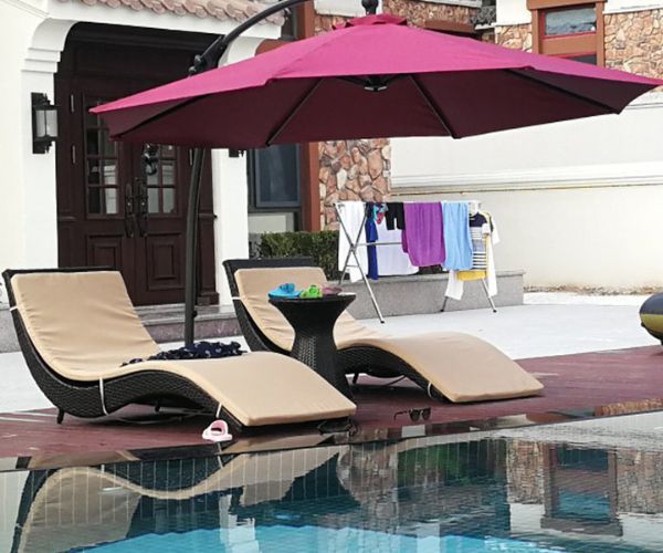 Mẫu ghế hồ bơi