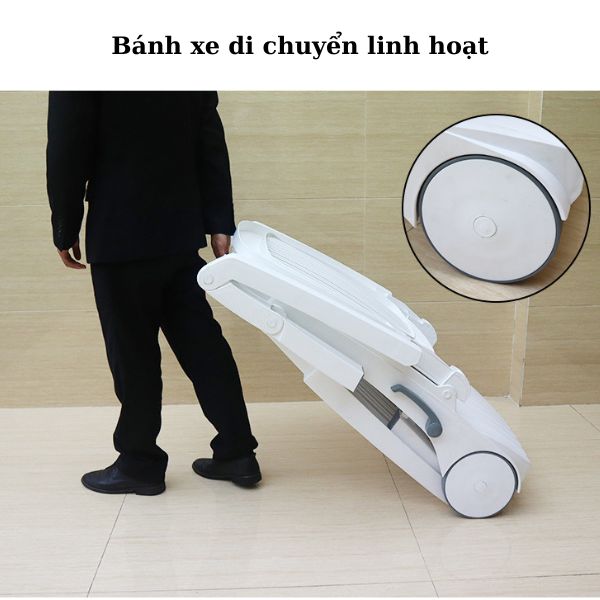Ghế hồ bơi có bánh xe di chuyển linh hoạt