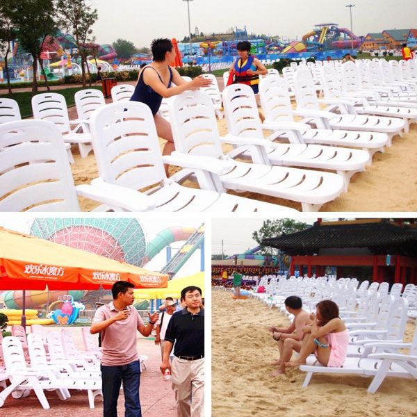 Ghế bể bơi bằng nhựa được nhiều resort, khu nghỉ dưỡng ưa chuộng sử dụng