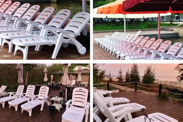 Ghế hồ bơi đang được ưa chuộng sử dụng nhiều tại các không gian nghỉ dưỡng hiện nay