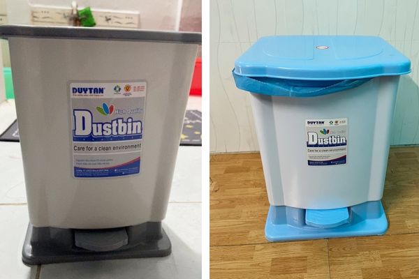 Mẫu thùng rác đạp Duy Tân đang được ưa chuộng hiện nay
