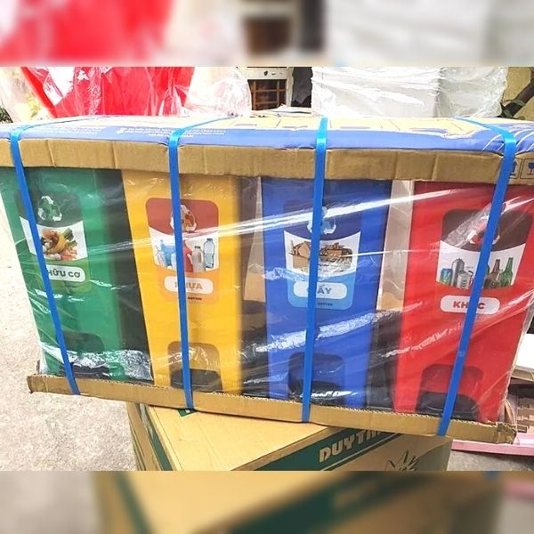 Thùng rác Eco Bộ 4