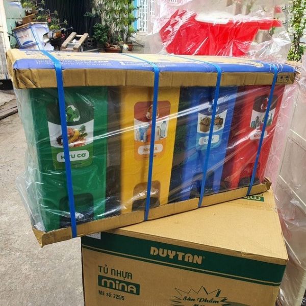 Thùng rác Eco Bộ 4