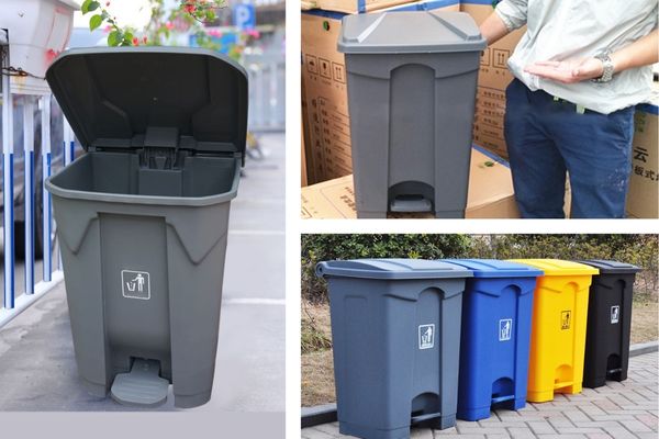 Thùng rác đạp chân nhựa tiện ích cho đời sống hiện nay