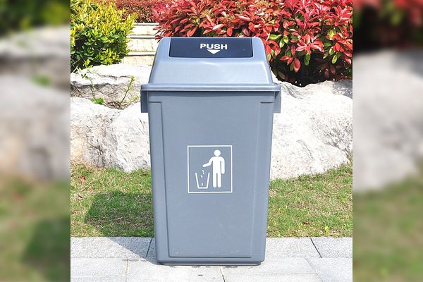 Thùng đựng rác 40 lít nắp bập bênh