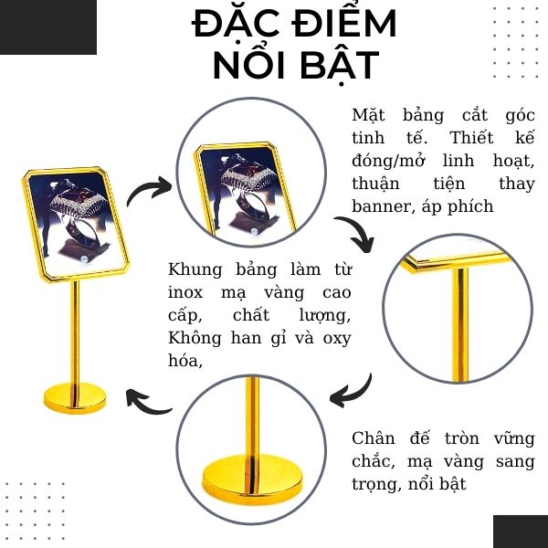 Một số đặc điểm nổi bật của bảng welcome chào khách