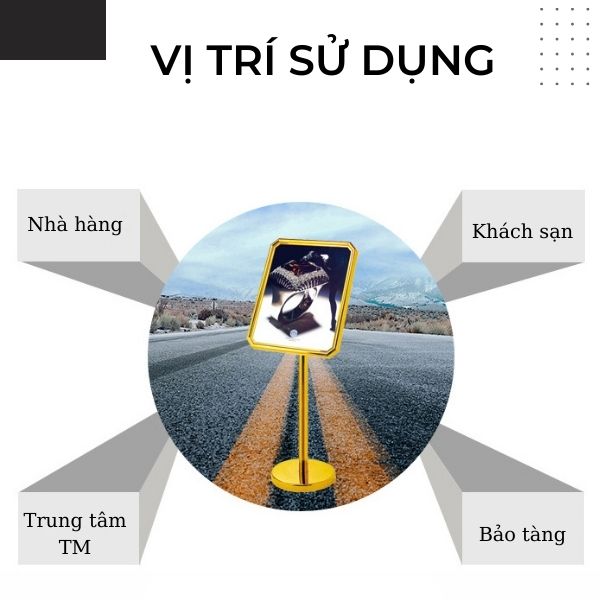 Vị tri thường sử dụng bảng welcome khách sạn