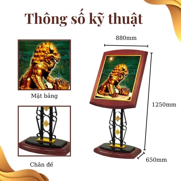 Thông số kỹ thuật bảng danh mục gỗ