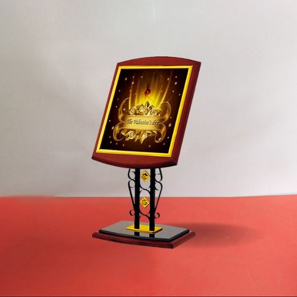 Bảng menu bằng gỗ