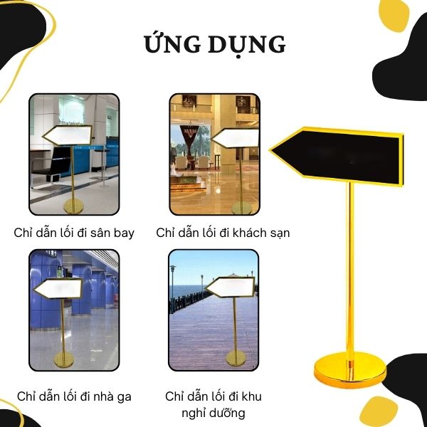 Ứng dụng của bảng hướng dẫn đường đi