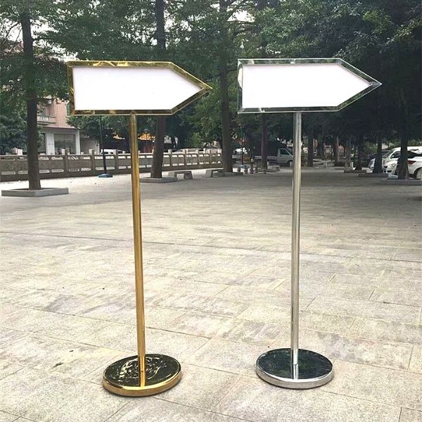 Biển chỉ dẫn hướng đi inox