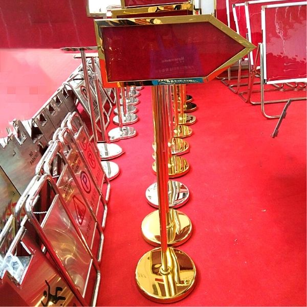 Biển chỉ dẫn hướng đi inox