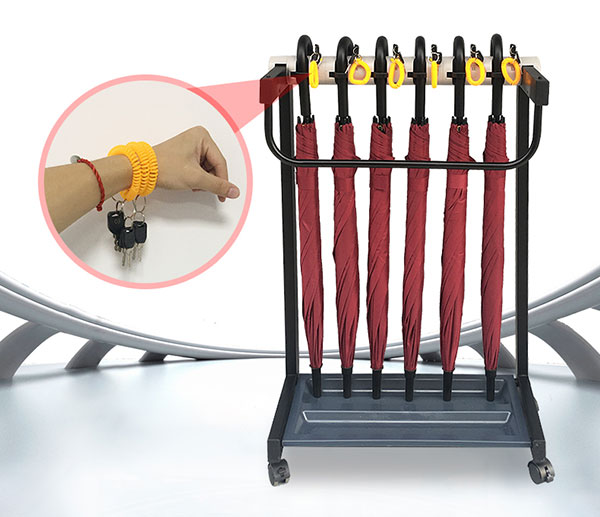 Chân dung mẫu giá để ô gắn ổ khóa