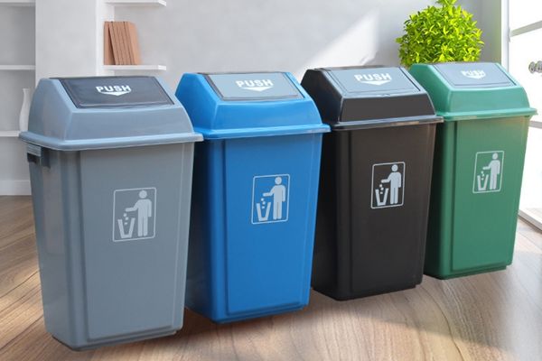 Mẫu thùng rác nhựa nguyên sinh cao cấp đang được ưa chuộng