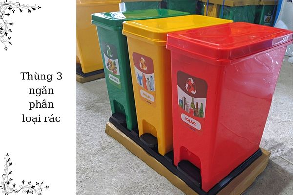 Thùng phân loại rác thải được ưa chuộng sử dụng