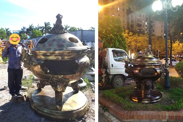 Địa chỉ cung cấp đỉnh hóa vàng chuẩn công nghệ gốm Bát Tràng