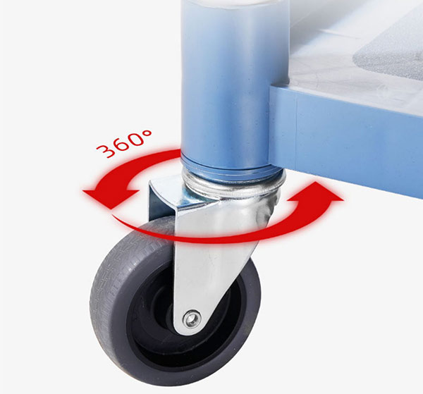 Bánh xe di chuyển nhiều cực dễ hỏng hóc