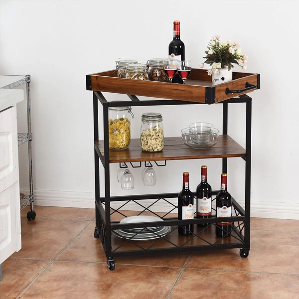 Xe đẩy phục vụ rượu khách sạn