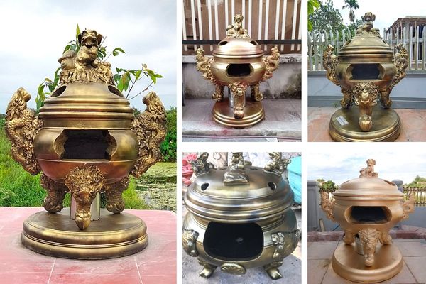 Những mẫu lư hóa vàng đang được ưa chuộng sử dụng hiện nay