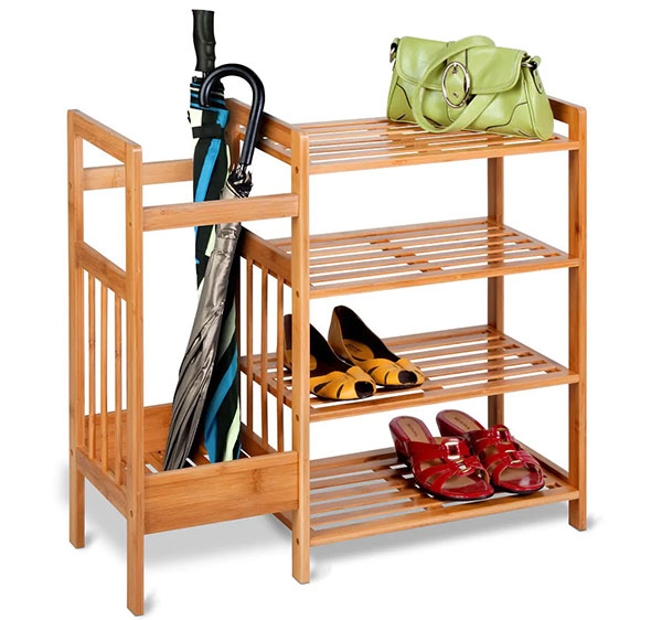 Kệ để ô dù kết hợp đặt dép