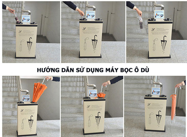 Thao tác sử dụng máy cuộn dù