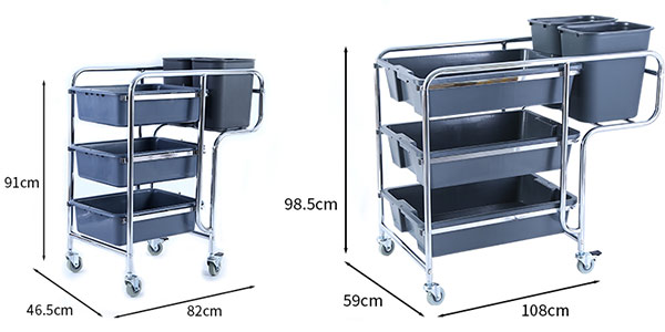 Tham khảo thật kỹ kích thước xe thu gom bát đĩa