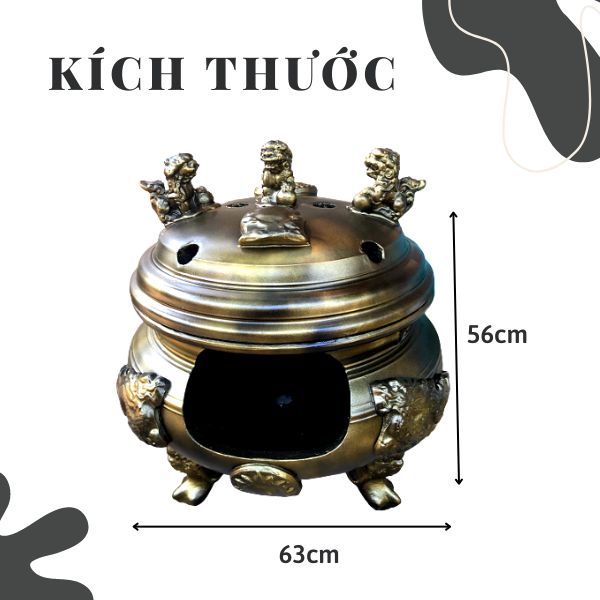 Chi tiết kích thước đỉnh hóa vàng