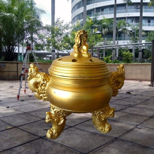 Lư hóa vàng Bát Tràng