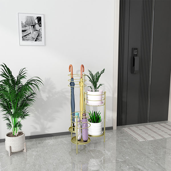 Kệ đựng dù đa năng: vừa đựng ô vừa đựng chậu cây