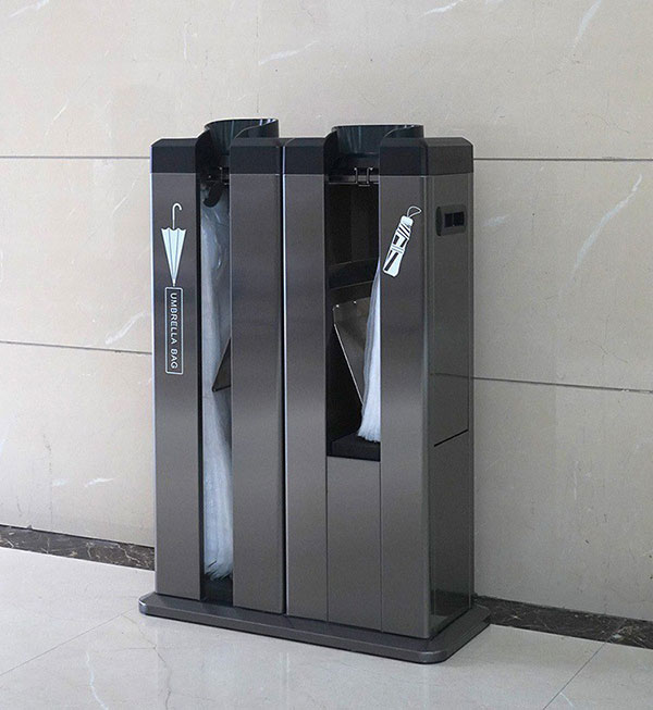 Máy cuộn dù thường được đặt ở khu vực đại sảnh