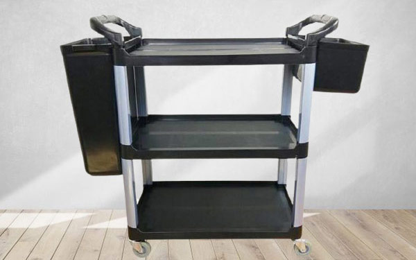 Mẫu xe đẩy tích hợp cả nhiệm vụ dọn bàn lẫn vận chuyển thức ăn