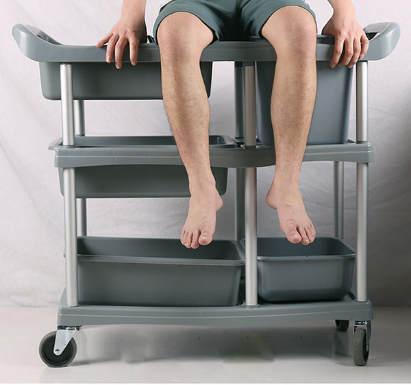 Xe dọn bát đĩa kém chất lượng độ bền không cao