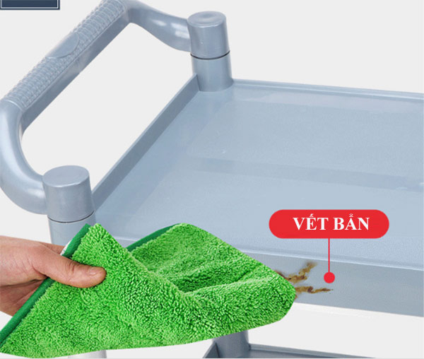 Vệ sinh bảo quản xe đẩy đồ ăn