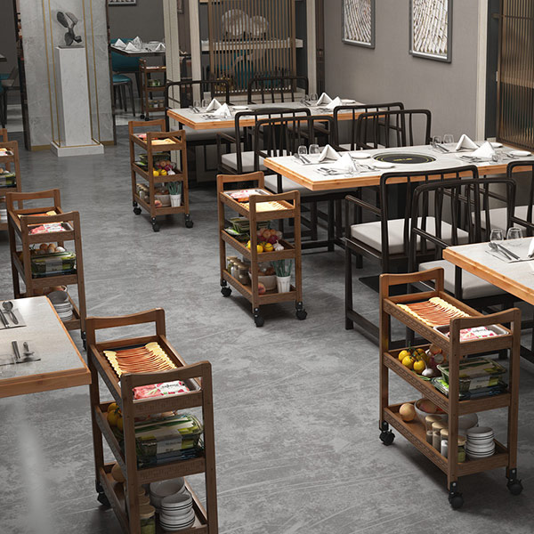 Nhà hàng cần rất nhiều xe đẩy đồ ăn, nếu không đủ phải mua thêm ngay