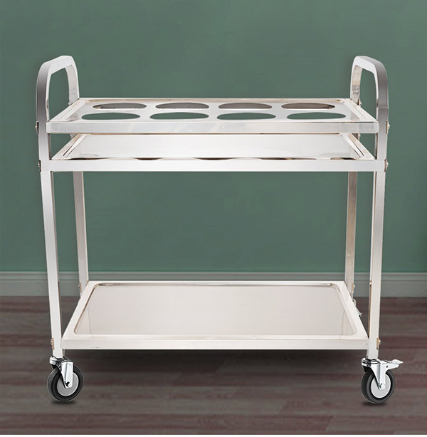 Xe đẩy thức ăn inox bền nên ưu tiên chọn mua