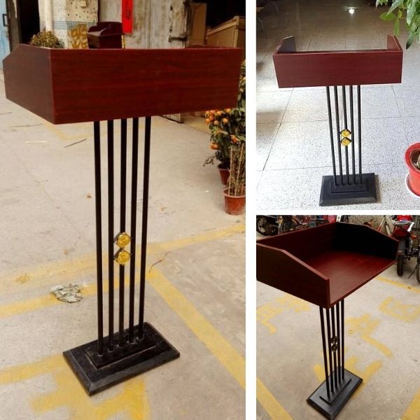 Bục được ứng dụng tại nhiều hội trường, hội nghi, trường học,...